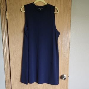 Navy Sleeveless Dress